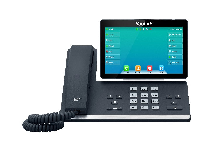 Yealink SIP-T57W, 16 Line IP HD Phone, 7' 800 x 480 colour screen, HD voice, Dual Gig Ports, Built in Bluetooth and WiFi, USB 2.0 Port, SBC Ready Yealink SIP-T57W, 16 Line IP HD Phone, 7' 800 x 480 colour screen, HD voice, Dual Gig Ports, Built in Bluetooth and WiFi, USB 2.0 Port, SBC Ready